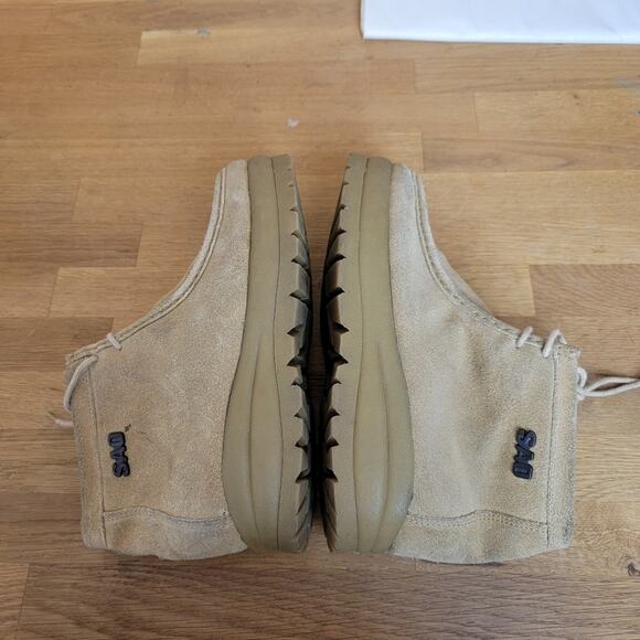 🔴 3/$25 Sao By Stacy Adams Chukka Chunky Leather Boot Neutral Shoe Men's 6 - Picture 6 of 15